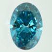 Oval Diamond Fancy Blue Color 1.01 Carat VS2