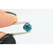 Radiant Cut Diamond Fancy Blue Loose 1.01 Carat SI1