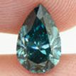 Pear Shape Diamond Fancy Blue 1.00 Carat VS2