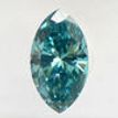 Loose Marquise Cut Diamond Fancy Blue 0.64 Carat SI2