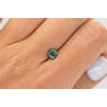 Asscher Diamond Fancy Blue Color 1.01 Carat VS2