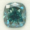 1 Carat Fancy Blue Cushion Cut Diamond VS2