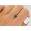 Cushion Cut Diamond Fancy Blue Color VS1 1 Carat
