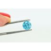 Fancy Blue Round Diamond SI2 1.02 Carat