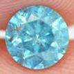 Fancy Blue Round Diamond SI2 1.02 Carat