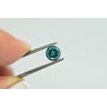Fancy Blue Diamond Loose Round Shape 0.66 Carat SI2 Enhanced Polished