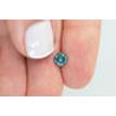 Fancy Blue Diamond Loose Round Shape 0.66 Carat SI2 Enhanced Polished