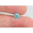Loose Round Diamond Fancy Ice Blue 1.02 Carat SI1