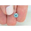 Loose Round Diamond Fancy Ice Blue 1.02 Carat SI1