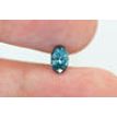 Oval Diamond Blue Color 0.70 Carat SI1 