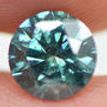 Loose Round Cut Diamond Fancy Blue Color 0.82 Carat  SI2