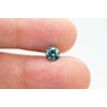 Loose Round Cut Diamond Fancy Blue Color 0.82 Carat  SI2