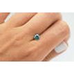 Loose Round Cut Diamond Fancy Blue Color 0.82 Carat  SI2