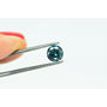 Loose Round Blue Diamond Certified Enhanced 0.74 Carat SI2