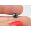 Loose Round Blue Diamond Certified Enhanced 0.74 Carat SI2
