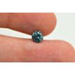 Loose Round Shape Diamond Fancy Blue Color 0.82 Carat I1 Real Natural Enhanced