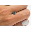 Loose Round Shape Diamond Fancy Blue Color 0.82 Carat I1 Real Natural Enhanced