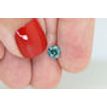 Loose Round Cut Diamond Real Fancy Blue SI1 Certified Natural Enhanced 0.75 Ct