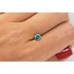 Loose Round Cut Diamond Real Fancy Blue SI1 Certified Natural Enhanced 0.75 Ct