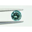 Loose Blue Diamond Round Shape 0.80 Carat SI2