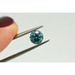 Loose Fancy Blue Round Diamond 0.81 Carat VS1