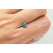 Loose Round Shape Fancy Blue Diamond 0.93 Carat SI2