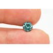 Loose Round Shape Fancy Blue Diamond 0.93 Carat SI2