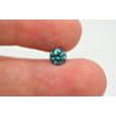 Round Cut Fancy Blue Diamond Loose 0.90 Carat SI1
