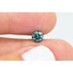 Loose Round Shaped Fancy Blue Diamond 0.81 Carat SI2 5.75X5.73 MM