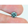 Loose Round Diamond Fancy Blue Color 0.98 Carat SI2