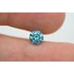 Loose Round Diamond Fancy Blue 0.91 Carat SI2