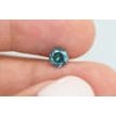 Fancy Blue Color Loose Real Diamond Deal! Round Shape 0.74 Carat I1 Certified Enhanced For Wedding Ring