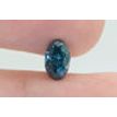 Oval Cוא Diamond Fancy Blue VS2 1.00 Carat
