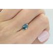 Oval Cוא Diamond Fancy Blue VS2 1.00 Carat