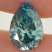 Pear Shape Diamond Blue Color 0.80 Carat VS2