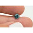 Loose Round Shape Diamond Fancy Blue Color SI3 Natural Enhanced Real 0.74 Carat
