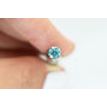 Loose Fancy Turquoise Round Diamond 0.90 Carat VS2