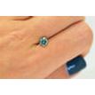 Loose Blue Round Diamond 0.79 Carat VS2