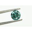Loose Blue Round Diamond 0.79 Carat VS2