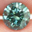Loose Blue Round Diamond 0.79 Carat VS2