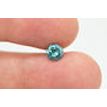 Loose Round Shape Diamond Fancy Blue Color 0.79 Carat Enhanced SI1 Certified