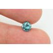 Loose Round Shape Diamond Fancy Blue Color 0.79 Carat Enhanced SI1 Certified