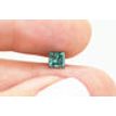 Loose Fancy Blue Princess Diamond 0.75 Carat SI3
