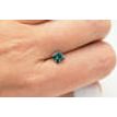 Fancy Blue Princess Diamond 0.75 Carat I1 5.10X4.94 MM