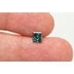 Fancy Blue Princess Diamond 0.75 Carat I1 5.10X4.94 MM