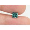 Loose Fancy Blue Princess Diamond 0.96 Carat SI2