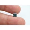 Princess Cut Diamond Loose Fancy Blue 0.76 Carat SI2 Certified Enhanced Natural Polished