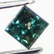 Fancy Blue Princess Diamond 0.75 Carat I1 5.10X4.94 MM