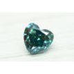 Heart Shape Diamond Fancy Blue Color 0.74 Carat VS2