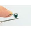 Heart Shape Diamond Fancy Blue Color 0.74 Carat VS2